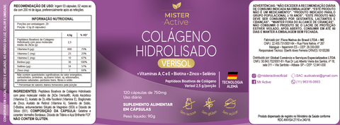 Colágeno Hidrolisado Verisol 1 pote